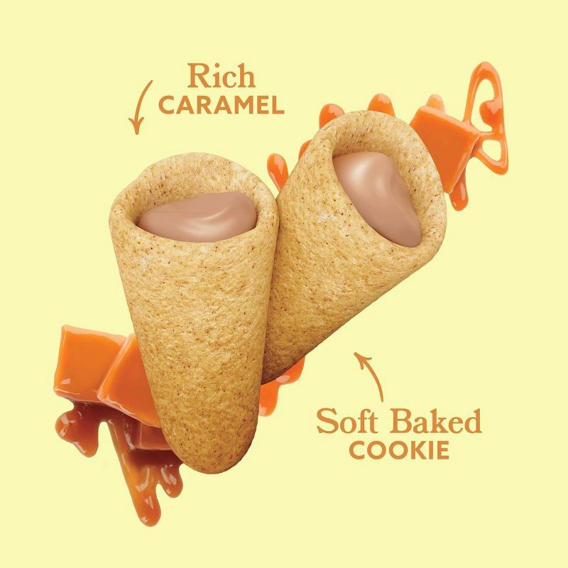 slide 3 of 6, MUDDY BITES Salted Caramel Shortbread Cookie Cone Snacks - 3.5oz, 3.5 oz
