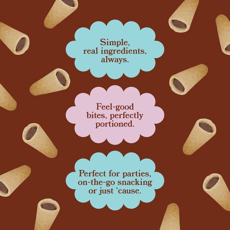 slide 5 of 7, MUDDY BITES Hazelnut Shortbread Cookie Cone Snacks - 3.5oz, 3.5 oz
