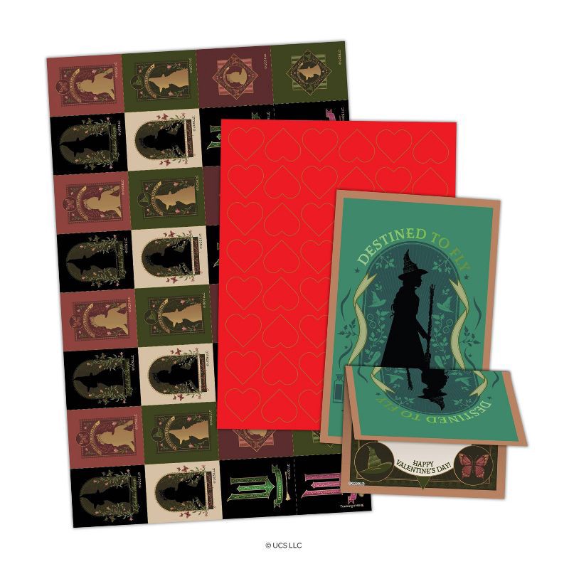 slide 3 of 4, Bendon 32ct Wicked Deluxe Stickers and Valentine's Day Cards with 48ct Heart Seals, 32 ct, 48 ct