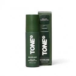 TONE Roll-On Fragrance Oil - Woodland - 25ml: Sulfate-Free, Earthy Scent, Cologne, 1-Pack