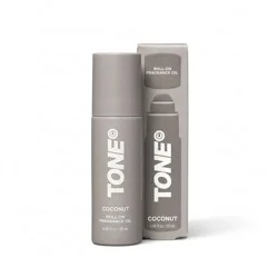 TONE Roll-On Fragrance Oil - Coconut - 25ml: Sulfate-Free, Floral Scent, Trial Size, Includes Cologne