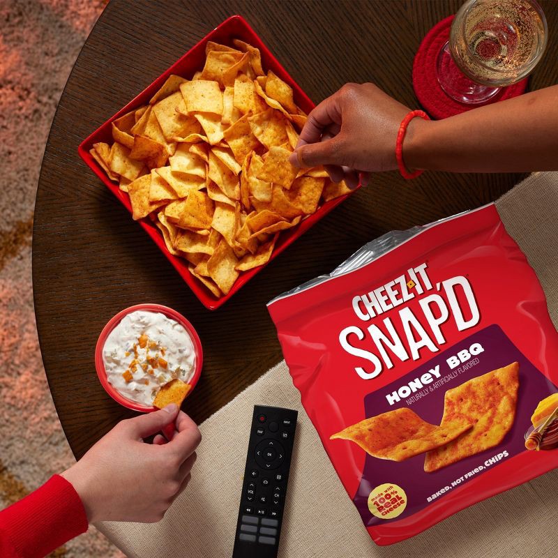 slide 3 of 9, Cheez-It Crackers Snap'd Honey BBQ - 7.5oz, 7.5 oz