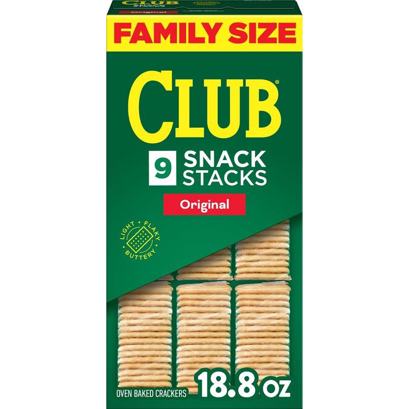 slide 1 of 13, Club Crackers Snack Stacks Family Size - 18.8oz, 18.8 oz