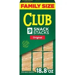 Club Crackers Snack Stacks Family Size - 18.8oz