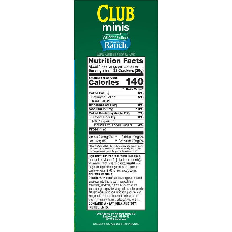 slide 2 of 10, Club Hidden Valley Crackers Buttermilk Ranch - 11oz, 11 oz
