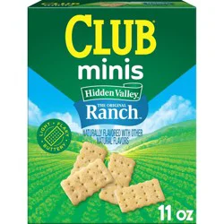 Club Hidden Valley Crackers Buttermilk Ranch - 11oz