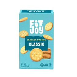 FitJoy Grain Free Classic Round Crackers - 7oz