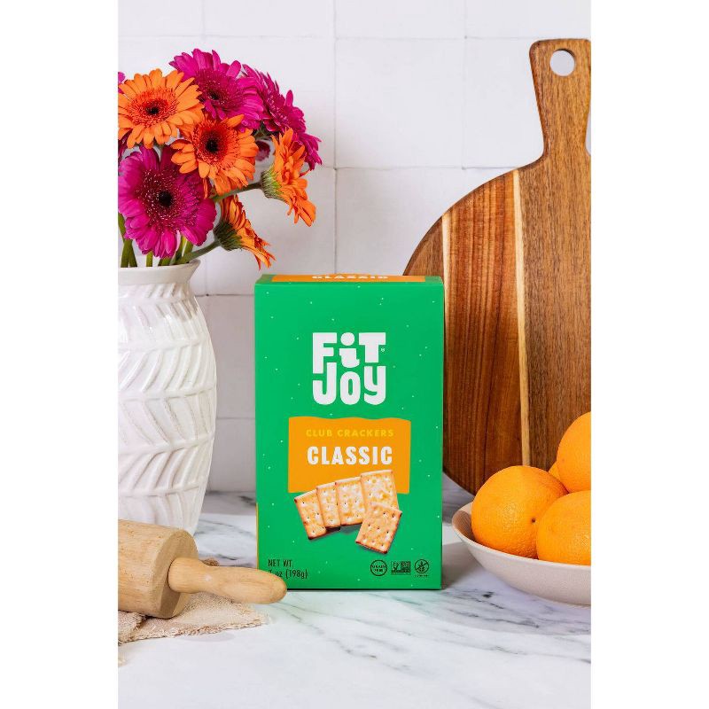 slide 5 of 7, FitJoy Grain Free Classic Club Crackers - 7oz, 7 oz