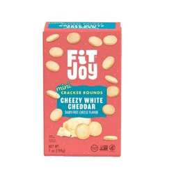 FitJoy Grain Free Cheezy White Cheddar Mini Crackers - 7oz
