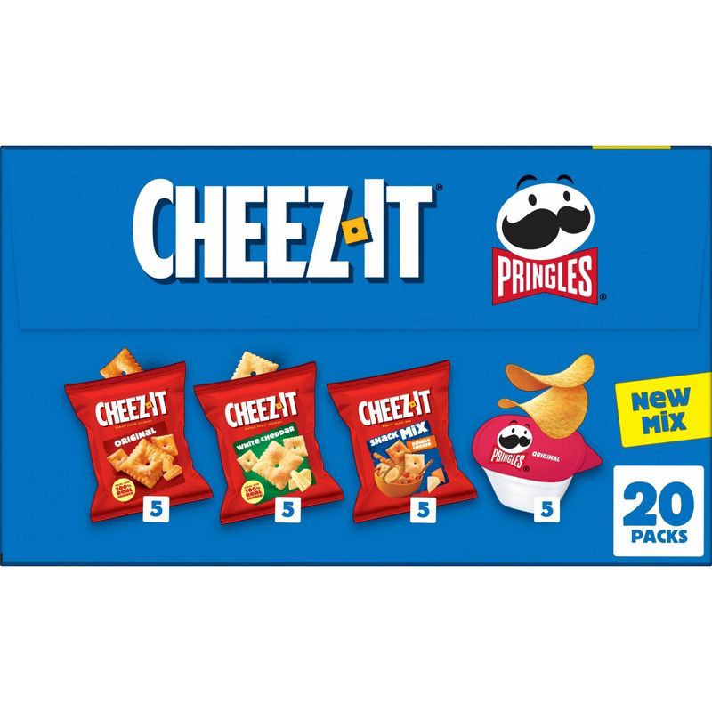 slide 5 of 13, Cheez-It Crackers Flavor Mix Snack Variety Pack - 16.95oz/20ct, 16.95 oz, 20 ct