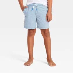 Boys' Seersucker Trunks - Cat & Jack™ Blue M