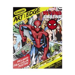 Crayola 28 Pages and Poster Art with Edge Coloring Book Spider-Man Beyond Amazing