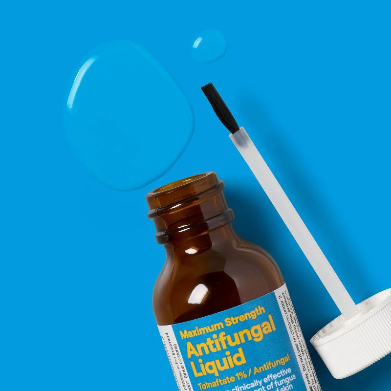 slide 2 of 5, Maximum Strength Antifungal Treatment Liquid - Tolnaftate - 1oz - up&up™, 1 oz
