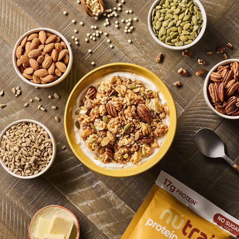 slide 4 of 5, NuTrail Honey Nut Protein Granola - 8oz, 8 oz