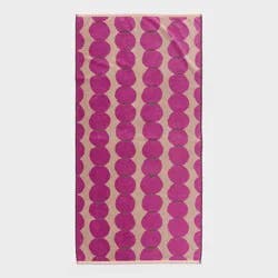 36"x72" Bubble Dot Oversized Beach Towel Pink/Purple - Room Essentials™