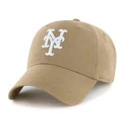 MLB New York Mets Khaki Clean Up Hat