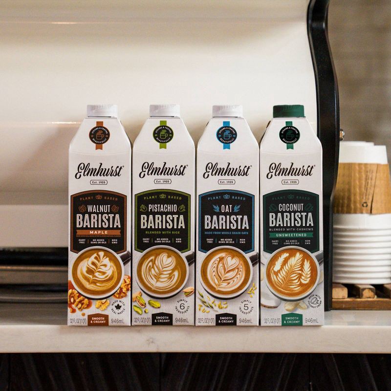 slide 4 of 4, Elmhurst Unsweetened Coconut Coffee Creamer - 32 fl oz, 32 fl oz