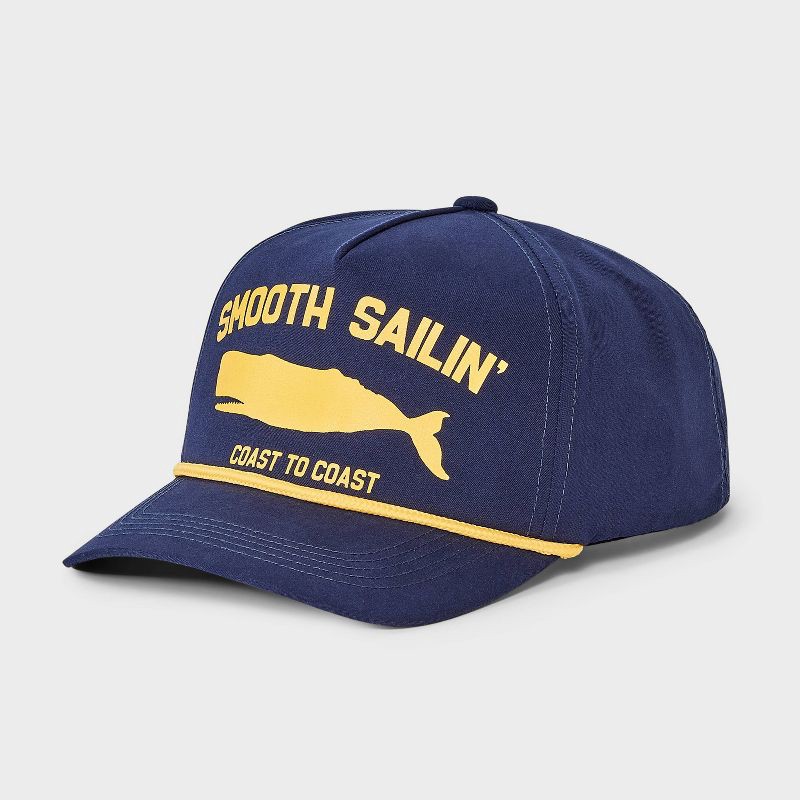 slide 1 of 4, Men's Smooth Sailing Baseball Hat - Goodfellow & Co™ Navy Blue, 1 ct