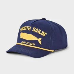 Men's Smooth Sailing Baseball Hat - Goodfellow & Co™ Navy Blue