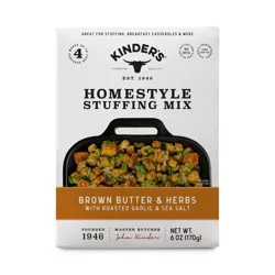 Kinder's Homestyle Brown Butter and Herbs Stuffing Mix - 6oz