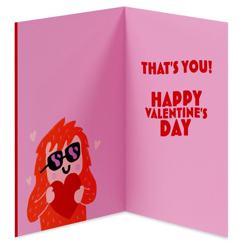 slide 2 of 6, American Greetings Valentine's Day Card for Kids, Lovable and Legendary Mythical Creature, Includes Envelope, 1 ct