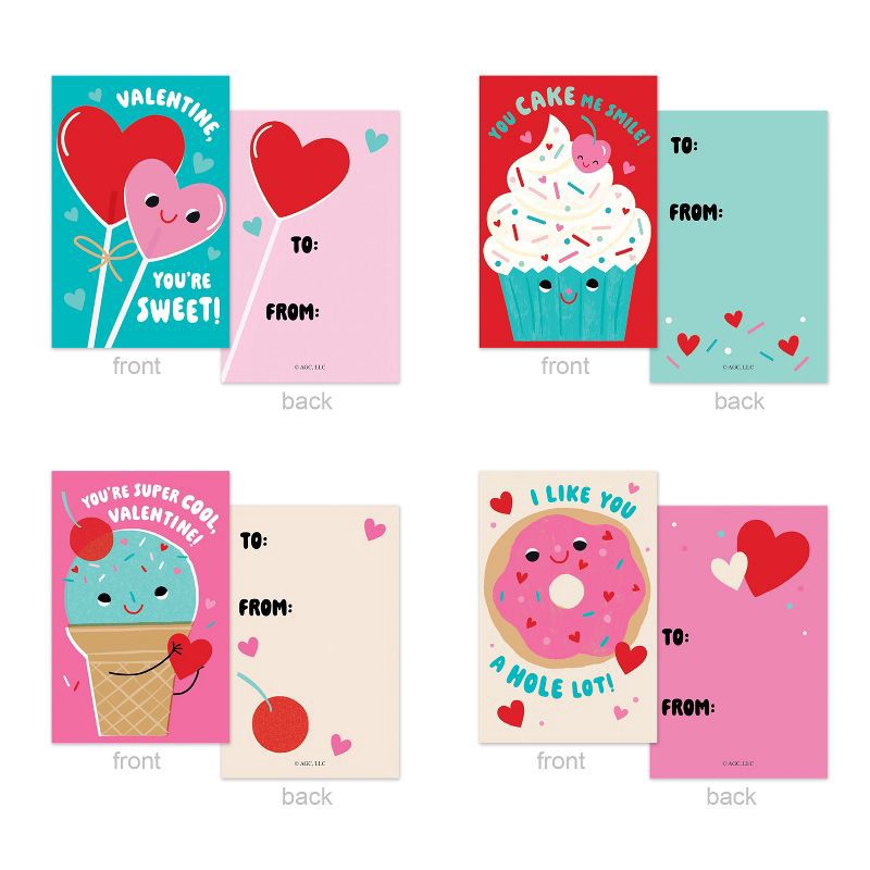 slide 2 of 6, American Greetings 10ct Valentine's Day Mini Notes Sweet Treats, 10 ct