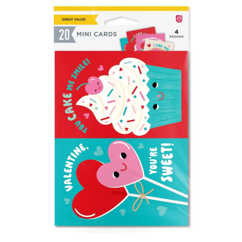 slide 3 of 6, American Greetings 10ct Valentine's Day Mini Notes Sweet Treats, 10 ct