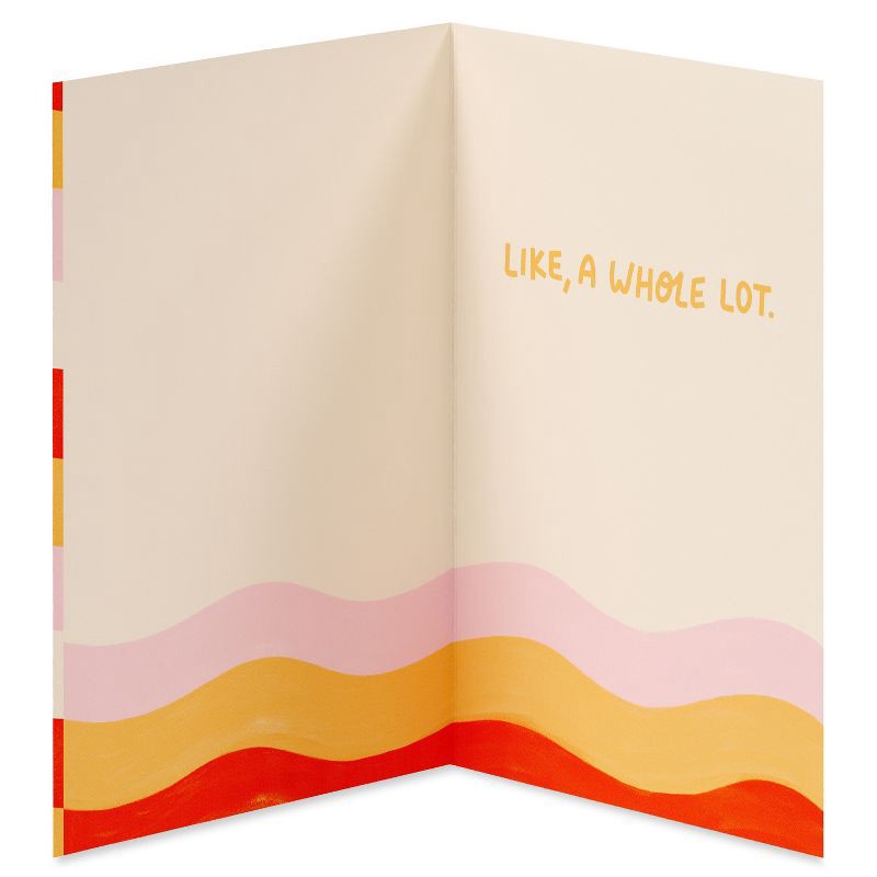 slide 2 of 6, American Greetings Valentine's Day Cards Consider Yourself Loved Stripe, 1 ct