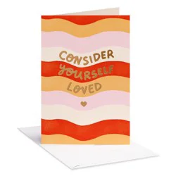 American Greetings Valentine's Day Cards Consider Yourself Loved Stripe