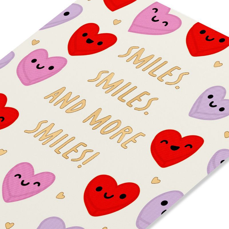 slide 4 of 6, American Greetings Valentine's Day Cards Hearts with Faces Pattern, 1 ct