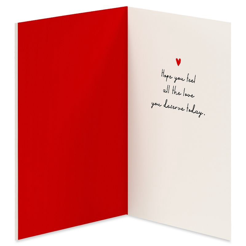 slide 2 of 6, American Greetings Valentine's Day Card for Anyone, Lovable Person Red Roses, Includes Envelope, 1 ct