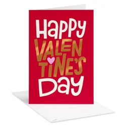 American Greetings Valentine's Day Card for Anyone,"Good Vibes Val Lettering, Includes Envelope