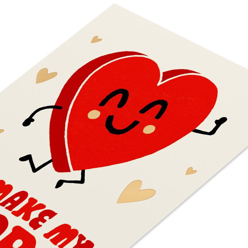 slide 4 of 6, American Greetings Valentine's Day Card for Kids, Know and Love Happy Heart, Includes Envelope, 1 ct