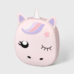 Single Zip Unicorn Silicone Bubble Penil Pouch Pink - up&up™