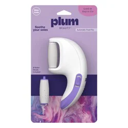Plum Beauty Automatic Foot File - 2ct