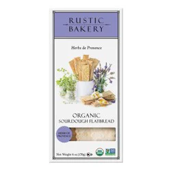 Rustic Bakery Organic Crackers Flatbread Herbs de Provence - 6oz