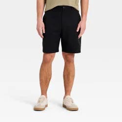 Men's 8" Comfort Commuter Shorts - Goodfellow & Co™ Black S