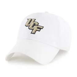 NCAA Central Florida Knights White Fabric Washed Relaxed Fit Hat