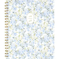 Leah Bisch for Cambridge 8.5"x11" 2026-2027 Large Weekly/Monthly Larkspur Garden
