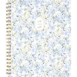 Leah Bisch for Cambridge 8.5"x11" 2026-2027 Large Weekly/Monthly Larkspur Garden