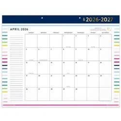 Emily Ley for At-A-Glance 17"x21.75" 2026-2027 Standard Desk Happy Stripe