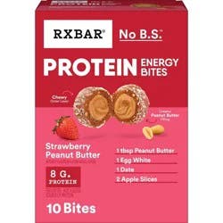 RXBAR Protein Bars Energy Bites Strawberry Peanut Butter - 8.8oz/5ct