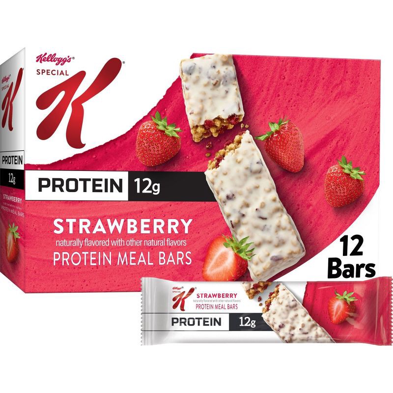 slide 1 of 6, Special K Bars Special K Protein Bars Strawberry - 19oz/12ct, 19 oz, 12 ct