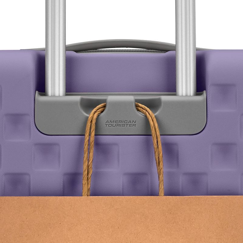 slide 11 of 11, American Tourister Checked Hardside Spinner Suitcase - PURPLE HAZE, 1 ct