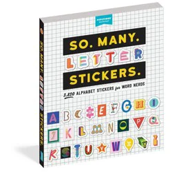 Workman So Many Letter Stickers by Pipsticks