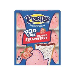Peeps Easter Strawberry Pop Tart Flavored Marshmallow Chicks Candy - 4.5oz/15ct