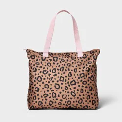 Kids' All Season 14.5" Tote Bag - Cat & Jack™ Leopard