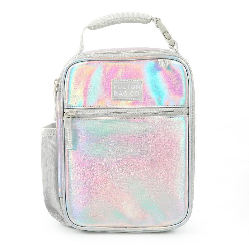 slide 1 of 9, Fulton Bag Co. Upright Lunch Bag - Pearlescent Holographic, 1 ct
