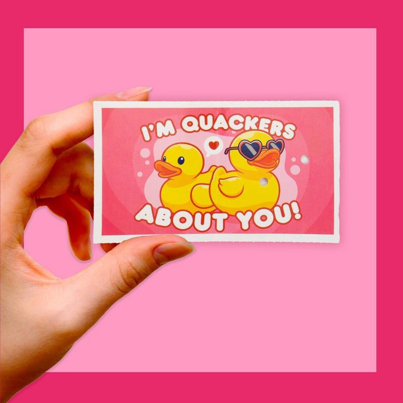 slide 2 of 5, Horizon Group 8ct Valentine's Day Rubber Duck Exchange Cards, 8 ct