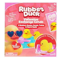 Horizon Group 8ct Valentine's Day Rubber Duck Exchange Cards